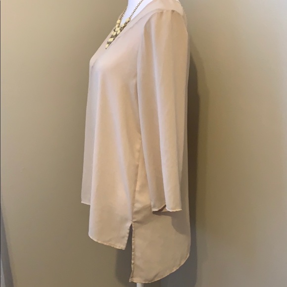 Bellatrix Nude High Love Tunic with Open Back - Picture 2 of 3